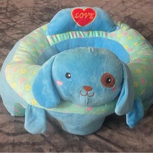 Blue Stuffed Animal Chair for Kids